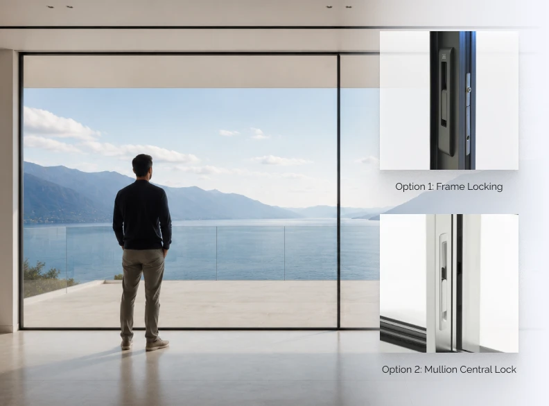 Large Sliding Glass Doors With Effortless Control