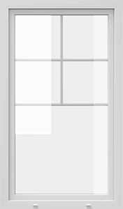 Elegant grille design for modern tilt and turn windows