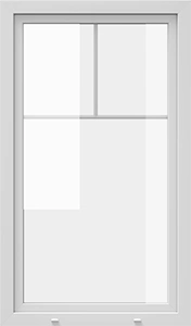 Heritage grille pattern for European tilt and turn windows