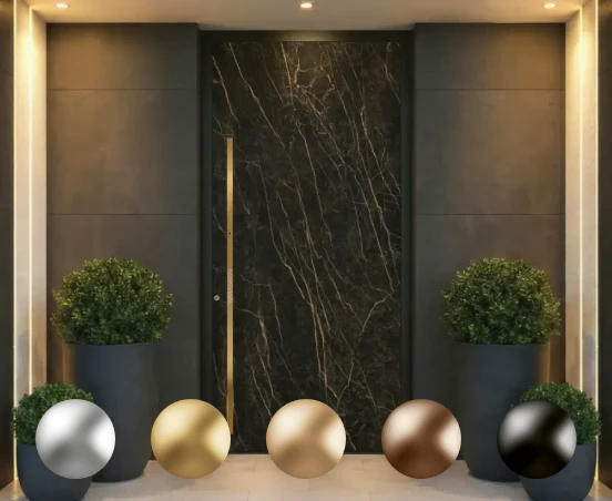 Precious Metal Tones, Refined for the Door