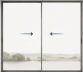2 Panel Sliding Doors: Dual Sliding configuration icon