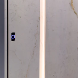 Sintered stone front door installation example 5