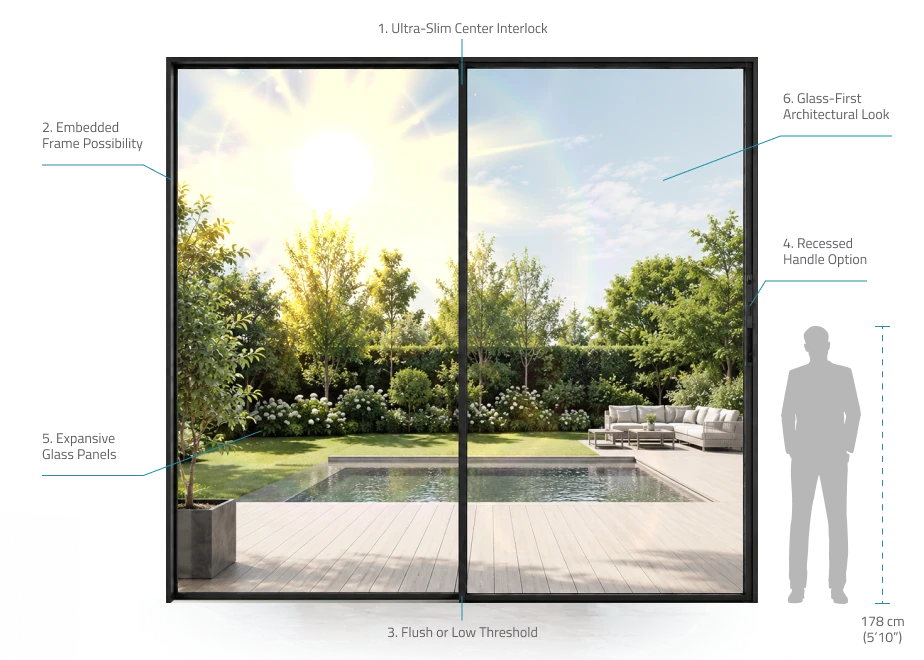 What Makes Cor Vision Exceptional — ultra-slim sliding door system