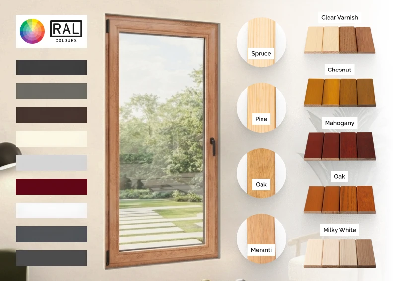 Premium Wood Species and Refined Finish Options