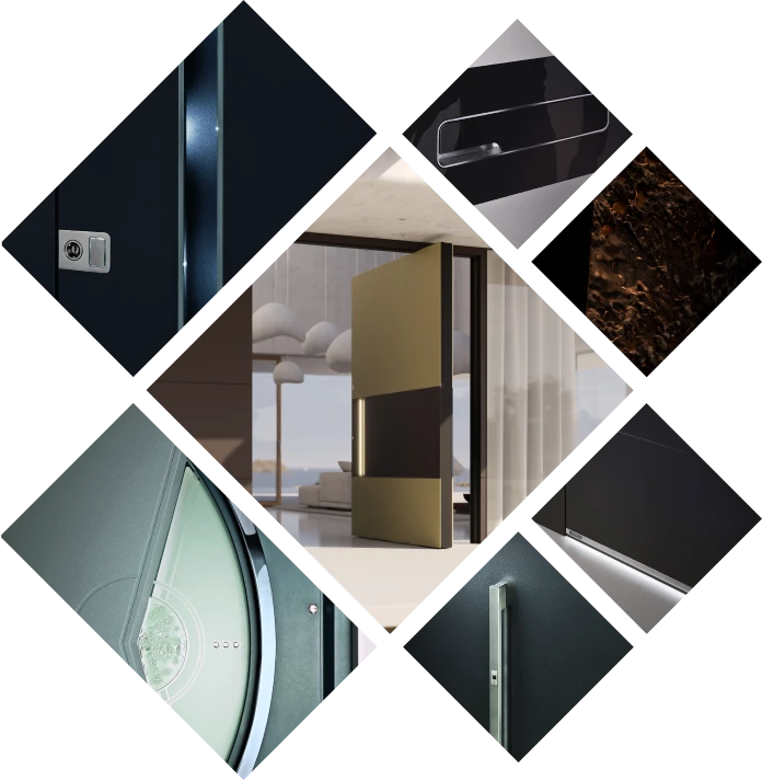 Pirnar pivot door customization