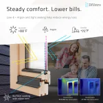 Energy efficient wood window with Low E glass, argon insulation, and reduced heat loss — thumbnail 5