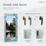 Aluminum window with secure multi-point locking system, premium handles, and hinge options — thumbnail 7