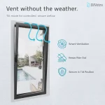 Tilt-and-turn steel window with secure ventilation, rain protection, and smart airflow — thumbnail 3