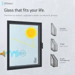 Custom steel window glass options including double, triple, soundproof, and privacy glazing — thumbnail 7