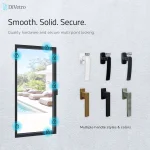Secure steel window with multi-point locking system and custom handle finishes — thumbnail 8
