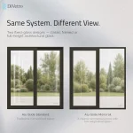 DiVetro Alu Glide Standard and Monorail patio doors with framed and full-height fixed glass panels — thumbnail 10