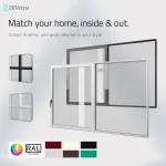 Customizable aluminum sliding doors with various color finishes and grid patterns to complement any home décor — thumbnail 8