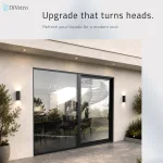 Modern aluminum sliding door with a sleek design enhancing the façade and providing a contemporary look — thumbnail 3