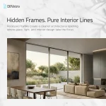 Hidden frame Cor Vision aluminum sliding door creating clean architectural sightlines and expansive glass views — thumbnail 13