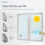 Aluminum Double Picture Window with double, triple and soundproof glass options for energy efficiency and noise reduction — thumbnail 5