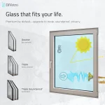 Aluminum window with glass options including double glazing, triple glazing, and soundproof glass — thumbnail 5