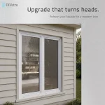 Modern home facade with upgraded double european window - DiVetro — thumbnail 3