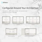 Cor Vision aluminum sliding door configurations including two-panel, three-panel, four-panel, corner, and pocket systems — thumbnail 12