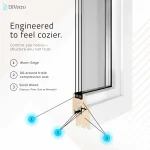 DiVetro White Pine Wood Window cross-section showing solid pine frame, triple compression seals and insulated energy-efficient construction — thumbnail 4