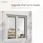 DiVetro White Pine Wood Window installed on a modern home exterior, premium natural wood window with clean contemporary design and lasting durability — thumbnail 3
