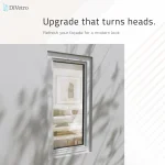 DiVetro White Pine Wood Single Window installed on a modern home exterior with clean contemporary design and durable solid wood construction — thumbnail 3