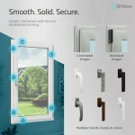 Window hardware showing smooth operation, secure locking, and finish options - DiVetro — thumbnail 7