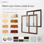 DiVetro Wood Sliding Patio Door with custom wood species, stain finishes, RAL colors, and grid options — thumbnail 7