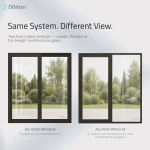 DiVetro Alu Glide Standard and Monorail patio doors with framed and full-height fixed glass designs — thumbnail 10