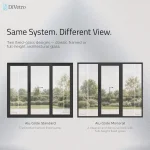 DiVetro Alu Glide Standard and Monorail triple patio door designs with center sliding panel — thumbnail 10