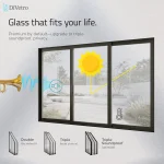 Double, triple and soundproof glazing options for the DiVetro triple lift-and-slide patio door — thumbnail 6
