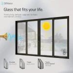 DiVetro aluminum lift-and-slide patio door with double, triple, and soundproof glazing options — thumbnail 6