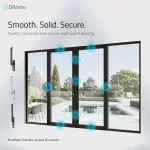 DiVetro 4-panel monorail lift-and-slide patio door with multipoint locking and multiple handle options — thumbnail 7