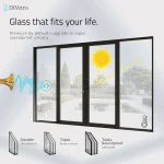 DiVetro 4-panel monorail aluminum patio door with double, triple, and soundproof glazing options — thumbnail 6