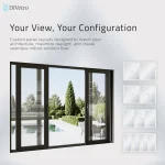 DiVetro custom monorail lift-and-slide patio door configurations with two, three, and four-panel layouts — thumbnail 9