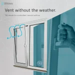 Tilt window opened for secure ventilation and controlled airflow - DiVetro — thumbnail 2