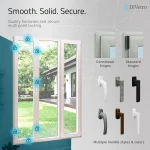 Triple window hardware showing smooth operation, secure locking, and finish options - DiVetro — thumbnail 7