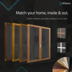 Custom French patio door with wood finish, grille options, and interior exterior color choices — thumbnail 8
