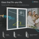 French patio door glass options including double glazing, triple glazing, and soundproof glass — thumbnail 6