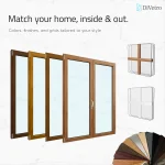 Custom French patio door with wood finish, grille options, and interior exterior color choices — thumbnail 8