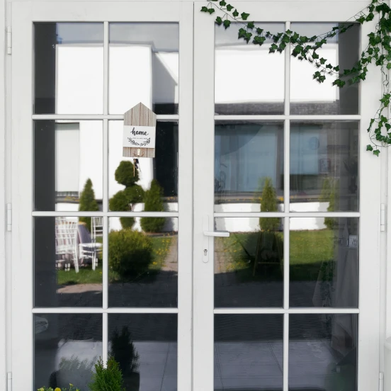 Customizable grid patterns for French patio doors