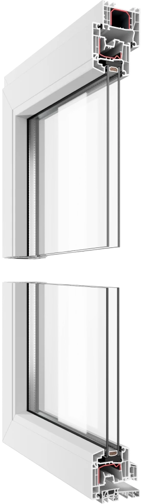 Advanced UPVC French patio door frame profile