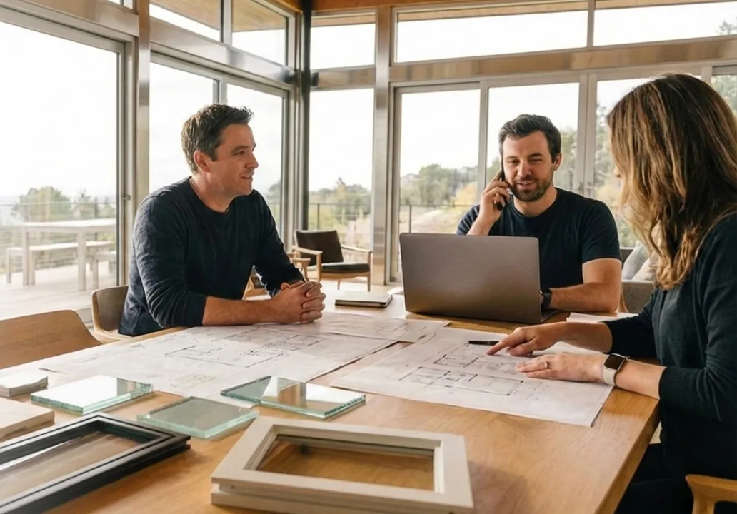 French patio door project consultation — DiVetro