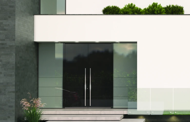 Luxury front door with exceptional texture and finish