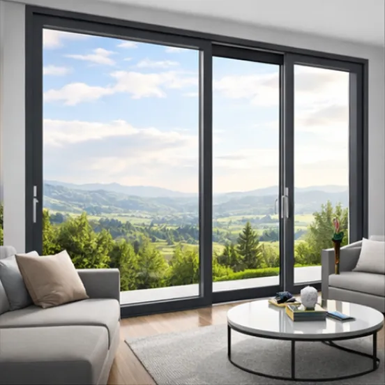 Modern panoramic windows bringing light and views