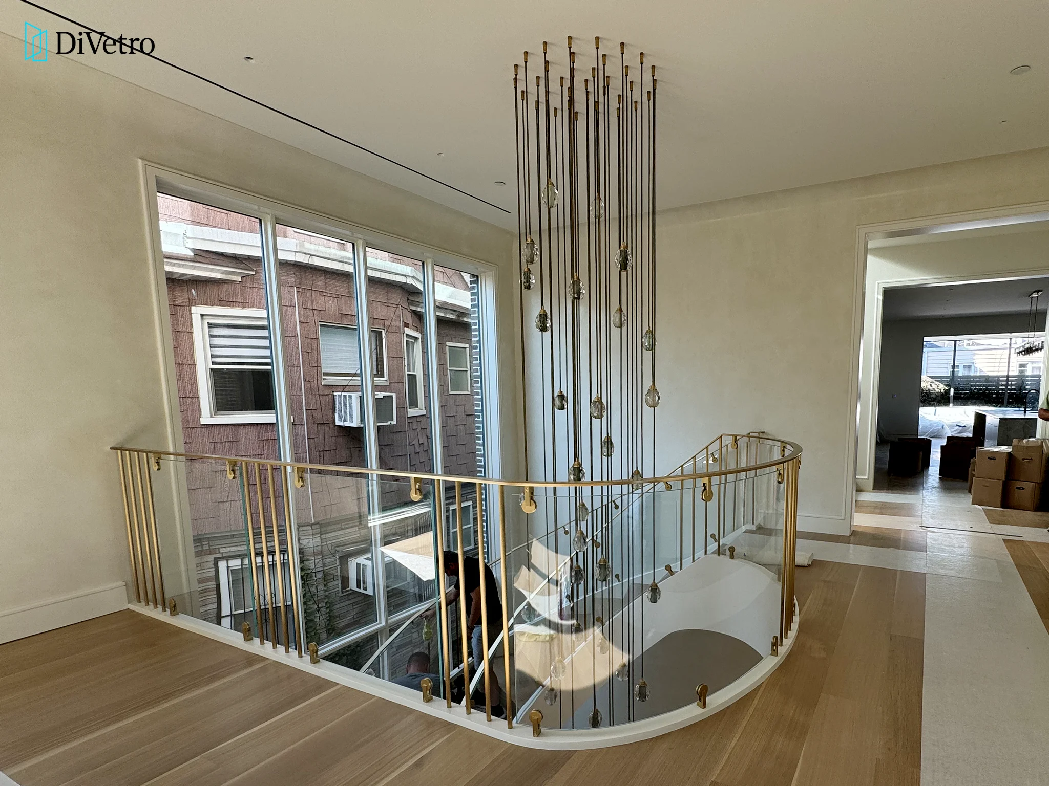 Custom Curved Glass Railings — Brooklyn, NY (September 2023)