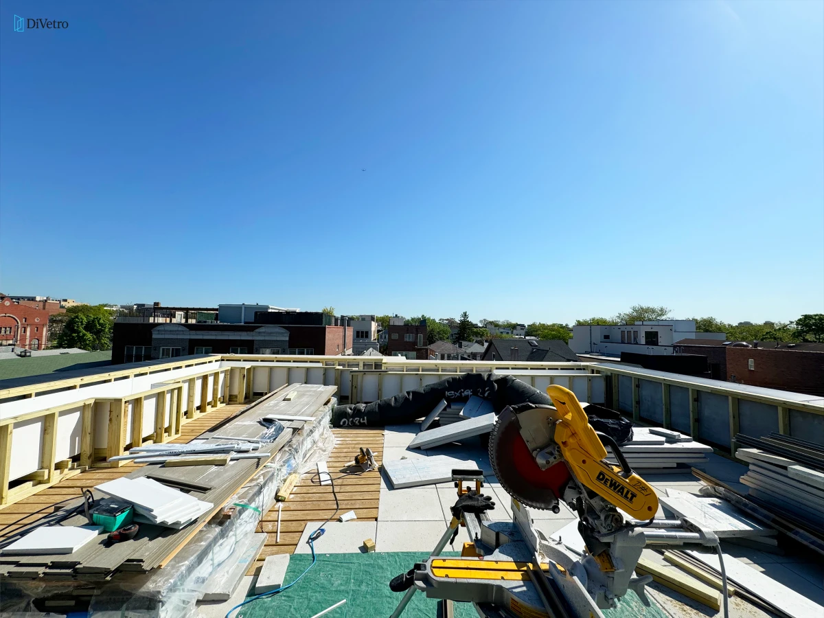 Frameless Rooftop Glass Railings & Pergola Patio Upgrade — Brooklyn, NY (September 2022)