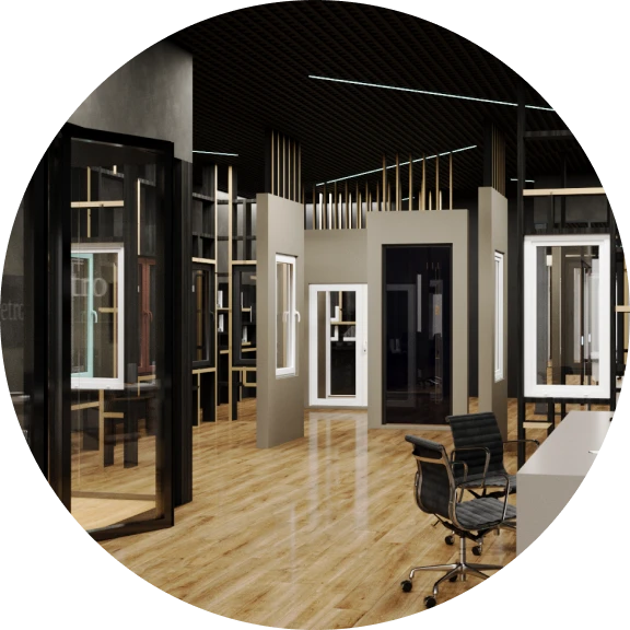 DiVetro showroom — curated space for exploring premium window and door systems
