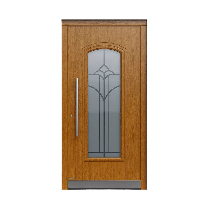 Pirnar Classico 3031W — classic aluminum+wood front door