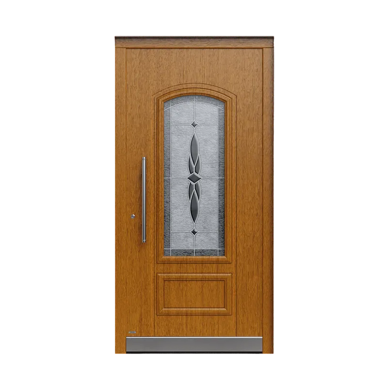 Pirnar Classico 3142W — classic aluminum+wood front door