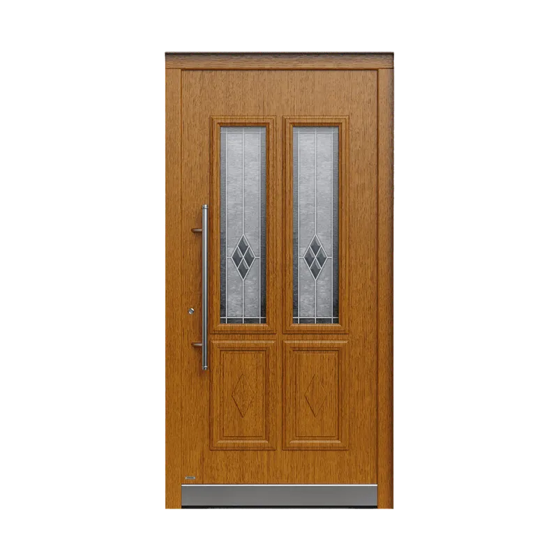 Pirnar Classico 3210W — classic aluminum+wood front door